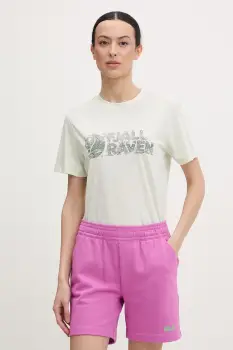 Fjallraven tricou pentru femei, cu bumbac Lush imagine