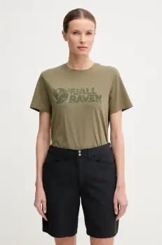 Fjallraven tricou sport Lush culoarea verde, F14600165 imagine