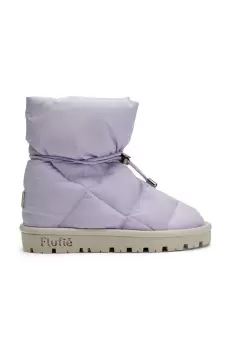 Flufie cizme de iarna Macaron culoarea violet imagine