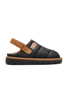 Flufie papuci de casa Jet Black culoarea negru, CLG5001 imagine