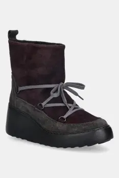 Fly London cizme de zapada din piele intoarsa DERE725FLY culoarea violet, P601725002 imagine