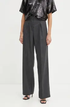 Forte Forte pantaloni de lana lat, high waist, 13230_my pants imagine