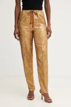 Forte Forte pantaloni pentru femei, cu vascoza imagine