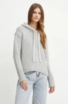 Forte Forte pulover de lana femei, culoarea gri, calduros, 13337_my knit imagine