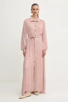 Forte Forte rochie culoarea roz, maxi, drept, 14122.my.dress imagine