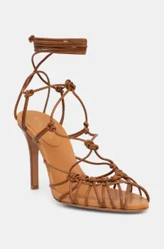 Forte Forte sandale de piele culoarea maro, 13699 F47A 3011 imagine