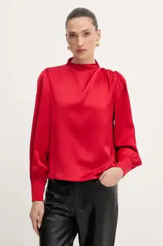 Fracomina bluza culoarea rosu, uni, FR25WT1020W41101 imagine