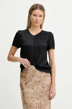 Fracomina bluza din amestec de matase imagine