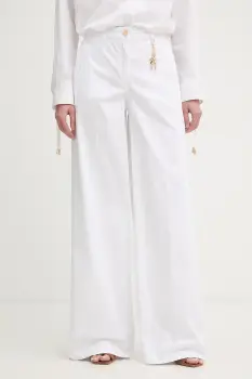 Fracomina pantaloni femei cu bumbac imagine