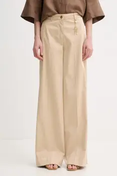 Fracomina pantaloni femei cu bumbac imagine