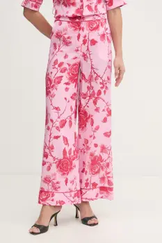 Fracomina pantaloni pentru femei, cu amestec de in imagine