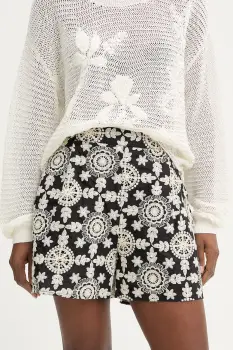 Fracomina pantaloni scurti eleganti pentru femei, din bumbac imagine