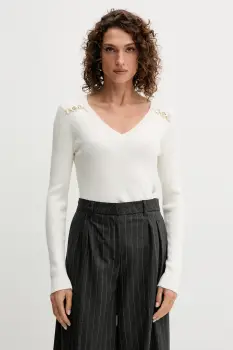 Fracomina pulover culoarea bej, light, FR25WT7025K43301 imagine