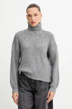 Fracomina pulover culoarea gri, cu guler, FS25WT7009K45701 imagine