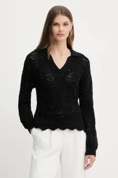 Fracomina pulover culoarea negru, calduros, FS25WT7032K53801 imagine