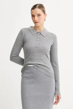 Fracomina pulover de lana culoarea gri, light, FR25WT7005K53201 imagine