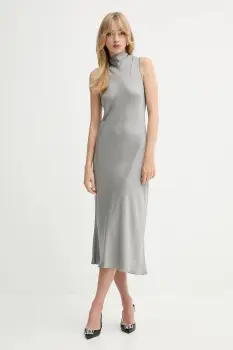 Fracomina rochie culoarea gri, maxi, drept, FS25WD2009W45101 imagine