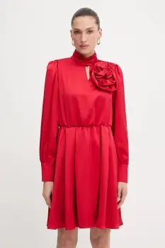 Fracomina rochie culoarea rosu, mini, evazati, FR25WD1018W41101 imagine