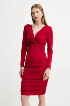 Fracomina rochie culoarea rosu, mini, mulata, FQ25WD2009W62601 imagine