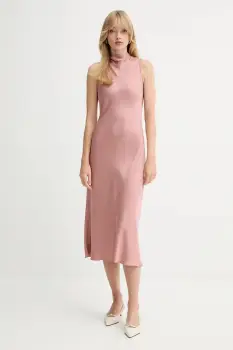 Fracomina rochie culoarea roz, maxi, drept, FS25WD2009W45101 imagine