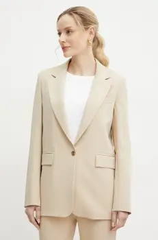 Fracomina sacou culoarea bej, un singur rand de nasturi, uni, FR25SJ3009W42901 imagine