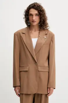 Fracomina sacou culoarea maro, un singur rand de nasturi, uni, FS25WJ3005W66101 imagine