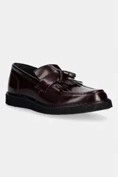 Fred Perry loafers slip-on pentru barbati din piele imagine