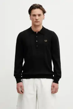 Fred Perry pulover pentru barbati, cu amestec de lana imagine