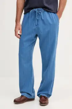 Frescobol Carioca pantaloni de bumbac culoarea violet, drept, 2606.855 imagine