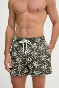 Frescobol Carioca pantaloni scurti de baie culoarea verde, 2614.849 imagine