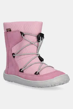 Froddo cizme de iarna pentru copii BAREFOOT TEX TRACK WOOL culoarea roz, G3160251 imagine