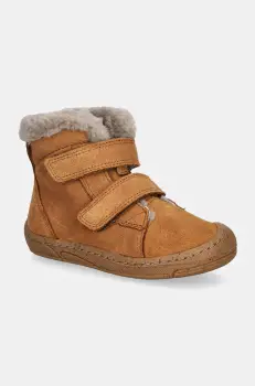 Froddo cizme de iarna pentru copii din piele intoarsa MINNI SUEDE culoarea galben, G2110141 imagine