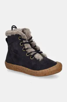 Froddo cizme de iarna pentru copii din piele intoarsa MINNI SUEDE LACES culoarea albastru marin, G2110140 imagine
