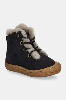 Froddo cizme de iarna pentru copii din piele intoarsa MINNI SUEDE LACES culoarea albastru marin, G2110140 imagine