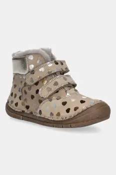 Froddo cizme de iarna pentru copii din piele intoarsa PAIX UP WINTER culoarea bej, G2110143 imagine