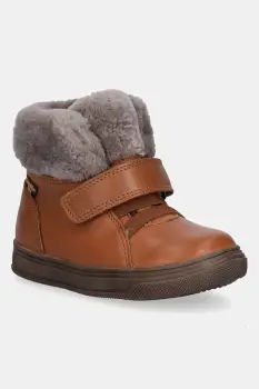 Froddo ghete de iarna pentru copii din piele BASCO TEX culoarea maro, G2110144 imagine