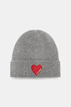 FROM FUTURE caciula de casmir culoarea gri, ABO01087 imagine