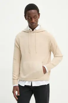 FROM FUTURE pulover de casmir culoarea bej, MPH00493 imagine