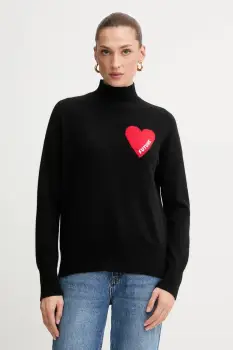 FROM FUTURE pulover de casmir culoarea gri, light, cu turtleneck, WPM00746 imagine