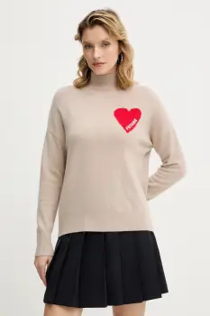 FROM FUTURE pulover de casmir culoarea gri, light, cu turtleneck, WPM00746 imagine