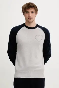 FROM FUTURE pulover de casmir culoarea gri, light, MPR02658 imagine