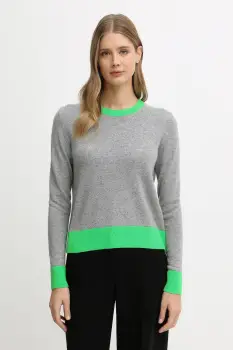 FROM FUTURE pulover de casmir culoarea gri, light, WPR00311 imagine