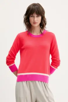 FROM FUTURE pulover de casmir culoarea rosu, light, WPR01366 imagine