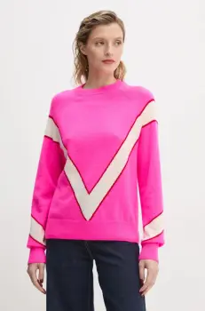 FROM FUTURE pulover de casmir culoarea roz, light, WPR02252 imagine