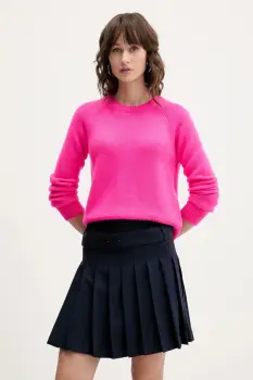 FROM FUTURE pulover de casmir culoarea roz, WPR00005 imagine