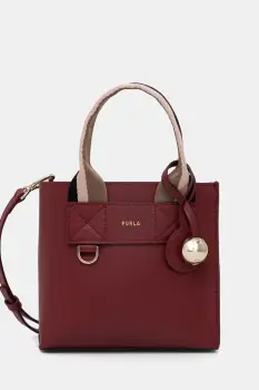 Furla geanta crossbody de dama din piele Divide It Mini Tote imagine