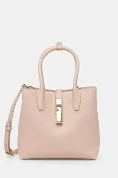 Furla geanta crossbody pentru femei din piele Goccia S Tote Base 22 imagine