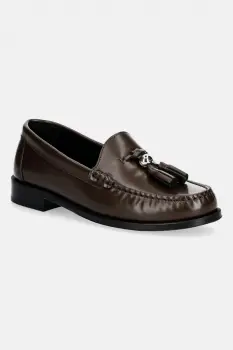 Furla mocasini de piele College Loafer imagine