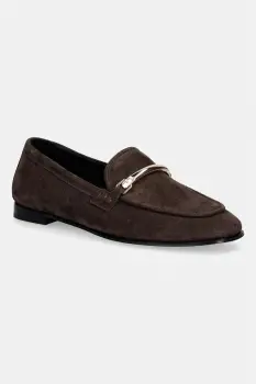 Furla mocasini din piele intoarsa Heritage Loafer imagine