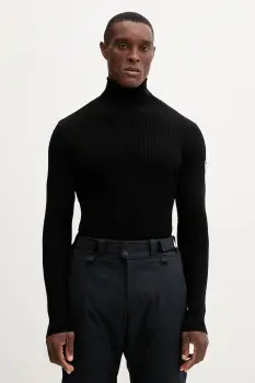 Fusalp pulover Ceillac culoarea negru, light, cu guler, O2103 imagine